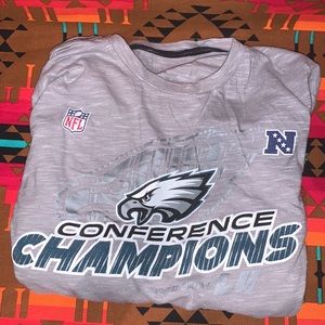 Men’s large fanatics 2017 Philadelphia Eagles Conference Champions shirt